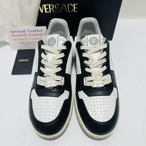 Versace | Shoes | Nib Versace Men Sneakers 44 Us 1 Black  display picture 2
